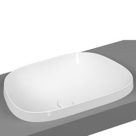 Vitra 5653B403-0016 Frame Tezgah Üstü 57 cm Beyaz TV Lavabo