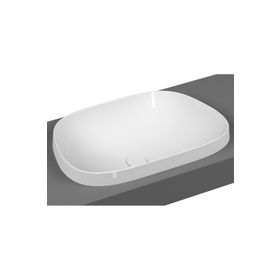 Vitra 5653B403-0016 Frame Tezgah Üstü 57 cm Beyaz TV Lavabo