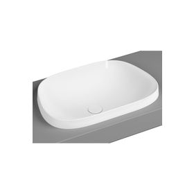 Vitra 5653B403-0016 Frame Tezgah Üstü 58 cm Beyaz TV Lavabo