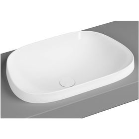 Vitra 5653B403-0016 Frame Tezgah Üstü 58 cm Beyaz TV Lavabo