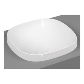Vitra 5654B401-0016 Frame Tezgah Üstü 42 cm Mat Beyaz Kare Lavabo