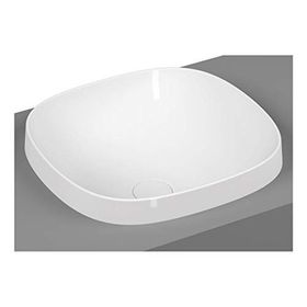 Vitra 5654B401-0016 Frame Tezgah Üstü 42 cm Mat Beyaz Kare Lavabo