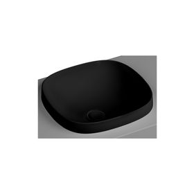 Vitra 5654B483-0016 Frame Tezgah Üstü 42 cm Mat Siyah Kare Lavabo
