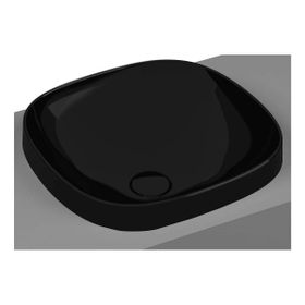 Vitra 5654B483-0016 Frame Tezgah Üstü 42 cm Mat Siyah Kare Lavabo