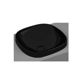 Vitra 5654B483-0016 Frame Tezgah Üstü 42 cm Mat Siyah Kare Lavabo