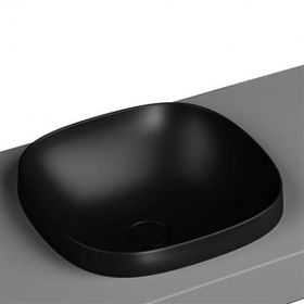 Vitra 5654B483-0016 Frame Tezgah Üstü 42 cm Mat Siyah Kare Lavabo
