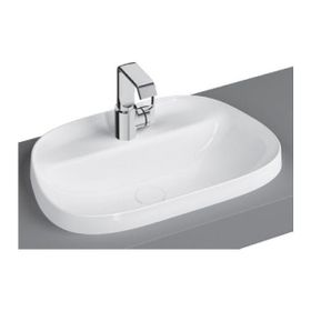 Vitra 5696B403-0041 Frame Tezgahüstü Armatür Banklı Beyaz 57 cm Lavabo