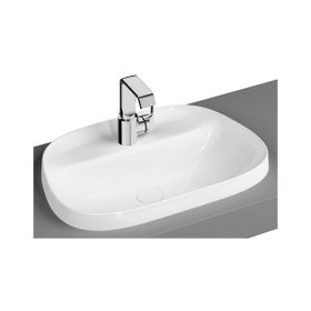 Vitra 5696B403-0041 Frame Tezgahüstü Armatür Banklı Beyaz 57 cm Lavabo