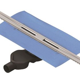 Vitra 5701682 V-Flow Clear-Cut Yandan Çıkışlı H:80 40 cm Parlak Krom Duş Kanalı
