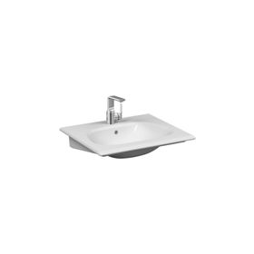 VitrA 5707B403-0001 Frame 60 cm Beyaz Etajerli Lavabo