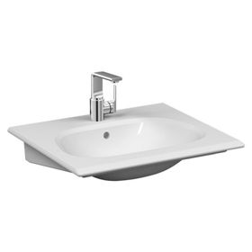 VitrA 5707B403-0001 Frame 60 cm Beyaz Etajerli Lavabo