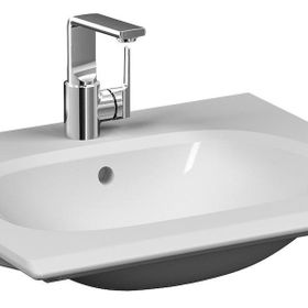 VitrA 5707B403-0001 Frame 65x54 cm Beyaz Etajerli Lavabo