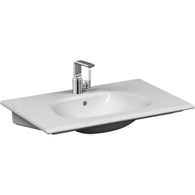 Vitra 5708B403-0001 Frame 80 cm Beyaz Etajerli Lavabo