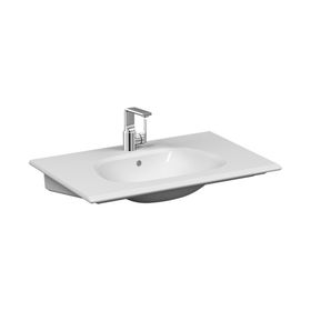 Vitra 5708B403-0001 Frame 80 cm Beyaz Etajerli Lavabo
