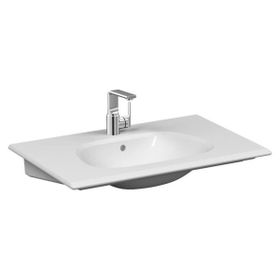 Vitra 5708B403-0001 Frame 80 cm Beyaz Etajerli Lavabo