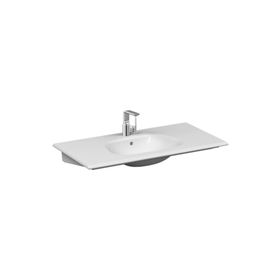 Vitra 5709B403-0001 Frame 100 cm Beyaz Etajerli Lavabo