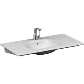 Vitra 5709B403-0001 Frame 100 cm Beyaz Etajerli Lavabo