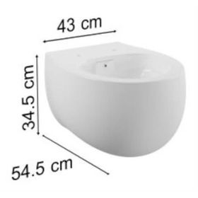 VitrA 5885B403-0559 Memoria Rim-ex Beyaz Asma Klozet