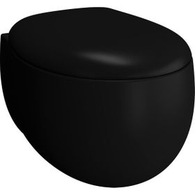 VitrA 5885B483-0559 Memoria Rim-ex Mat Siyah Asma Klozet