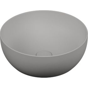 VitrA 5992B476-0016 Outline 40x40 cm Yuvarlak Mat Taş Gri Çanak Lavabo