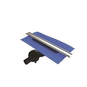 VitrA 59980480000 Yandan Çıkışlı Mat Krom 60 cm Eco Flow Duş Kanalı