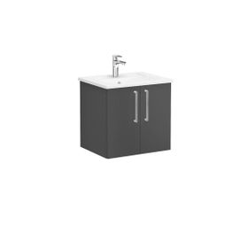 Vitra 60 cm Root Flat Lavabo Dolabı Kapaklı