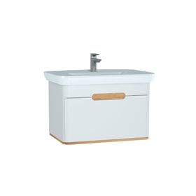 VitrA 60813 Sento 80 cm Mat Beyaz Lavabo Dolabı