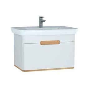 VitrA 60813 Sento 80 cm Mat Beyaz Lavabo Dolabı