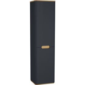 VitrA 60844 Sento Çamaşır Sepetli Ayaksız Sağ Mat Antrasit Boy Dolabı