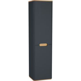 VitrA 60844 Sento Çamaşır Sepetli Ayaksız Sağ Mat Antrasit Boy Dolabı