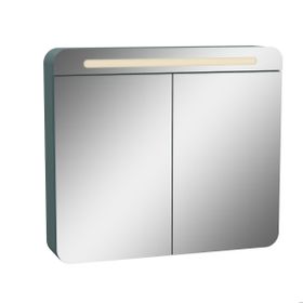 Vitra 65889 80 cm Mat Fiyord Yeşili Sento Dolaplı Ayna
