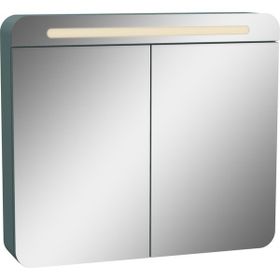 Vitra 65889 80 cm Mat Fiyord Yeşili Sento Dolaplı Ayna