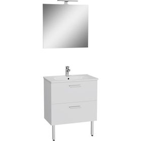 Vitra 66100 70 cm Parlak Beyaz Mia Banyo Dolabı Seti