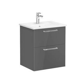 Vitra 66292 Root Flat 65 cm Parlak Antrasit Banyo Dolabı