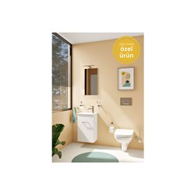 VitrA 67087 Ardea Banyo Dolabı Seti