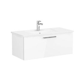 Vitra 68238 100 cm 1 Çekmeceli Parlak Beyaz Root Flat Lavabo Dolabı