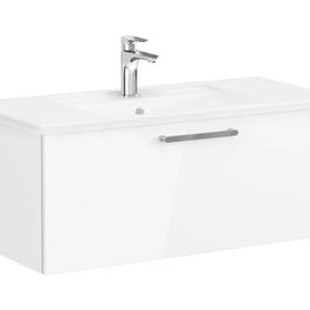 Vitra 68238 100 cm 1 Çekmeceli Parlak Beyaz Root Flat Lavabo Dolabı
