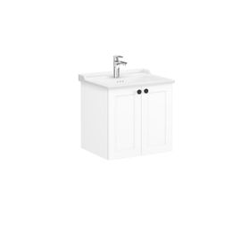 Vitra 68701 Root Classic Kapaklı 60 cm Mat Beyaz Lavabo Dolabı