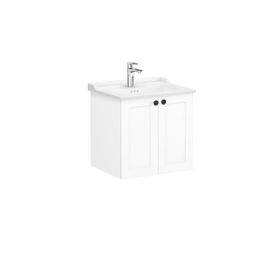 Vitra 68701 Root Classic Kapaklı 60 cm Mat Beyaz Lavabo Dolabı