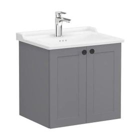 VitrA 68702 60 cm Mat Açık Gri Root Classic Lavabo Dolabı
