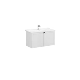 VitrA 68745 Root Classic Kapaklı 100 cm Mat Gri Lavabo Dolabı
