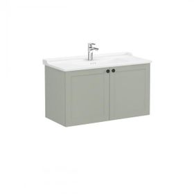 Vitra 68749 Root Classic Kapaklı 100 cm Mat Retro Yeşil Lavabo Dolabı