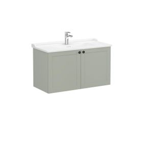 Vitra 68749 Root Classic Kapaklı 100 cm Mat Retro Yeşil Lavabo Dolabı