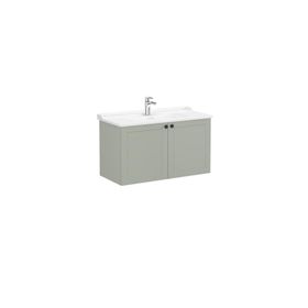 Vitra 68749 Root Classic Kapaklı 100 cm Mat Retro Yeşil Lavabo Dolabı