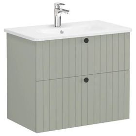 VitrA 69442 80 CM 2 Çekmeceli Mat Retro Yeşil Root Groove Lavabo Dolabı