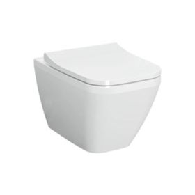 VitrA 7082l003-0090 İntegra Square Kare Rimex Kanalsız Asma Klozet + Yavaş Kapak