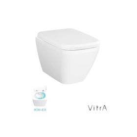 VitrA 7082l003-0090 İntegra Square Kare Rimex Kanalsız Asma Klozet + Yavaş Kapak