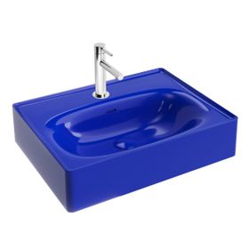 VitrA 7241b440-0001 İndigo Mavi 60 cm Equal Lavabo
