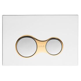 VitrA 740-0422 Sirius Mekanik Parlak Krom Altın Kumanda Paneli