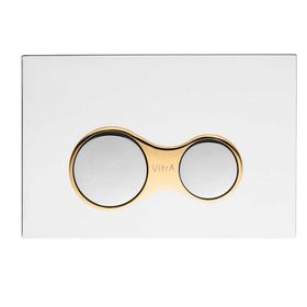 VitrA 740-0422 Sirius Mekanik Parlak Krom Altın Kumanda Paneli